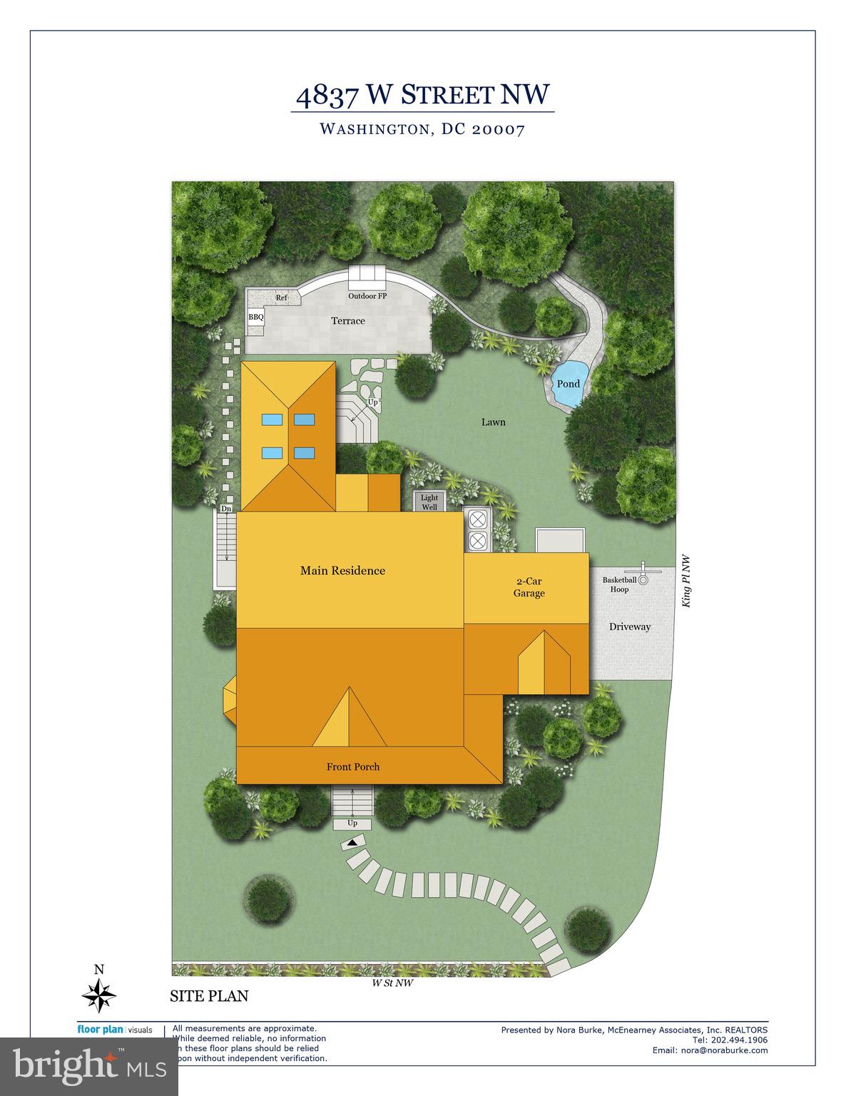 4837 W Street Northwest Washington, DC 20007 - Photo 54 of 59 Landscaping/hardscaping plan