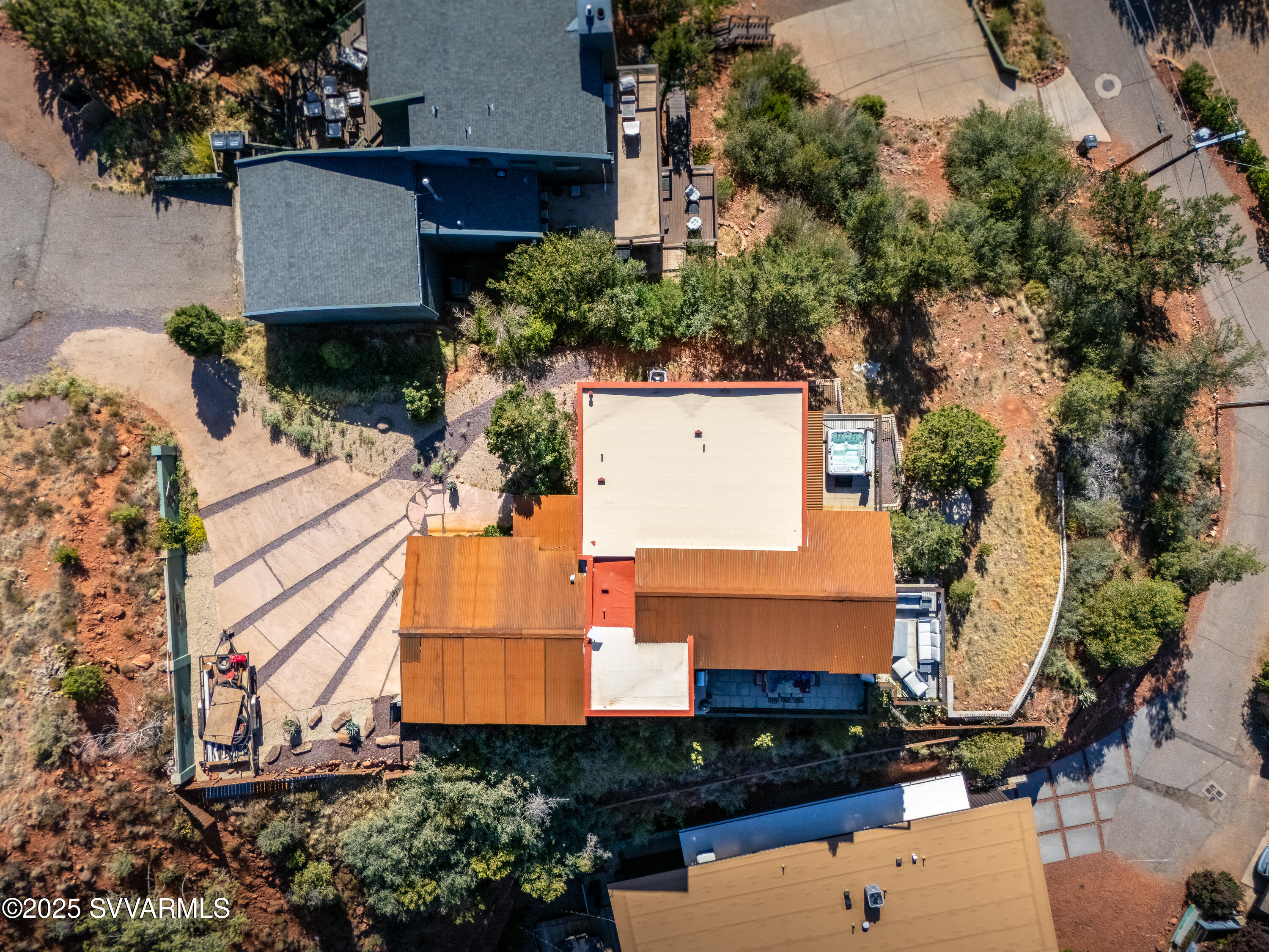 585 Norbie Road Sedona, AZ 86336 - Photo 32 of 65 Overhead View