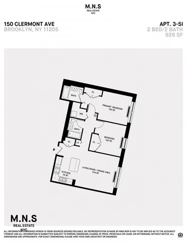 $5,450 | 375 Myrtle Avenue, Unit 4I | Fort Greene