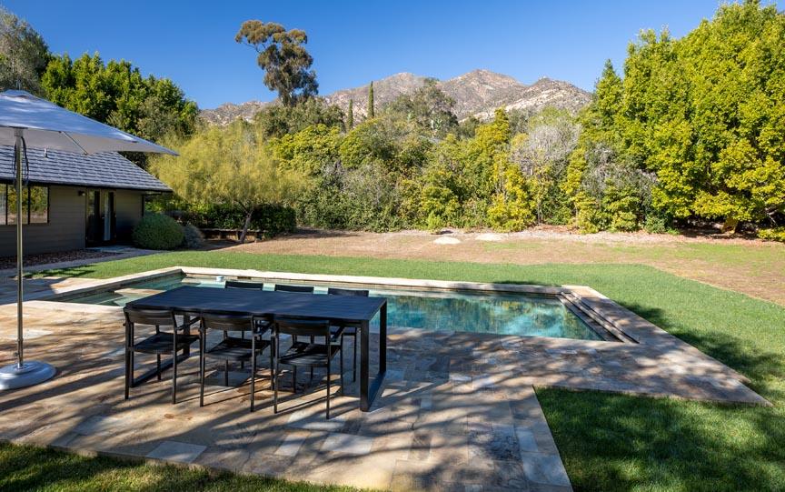 680 San Ysidro Road Montecito, CA 93108 - Photo 5 of 23 Patio + Mountain View
