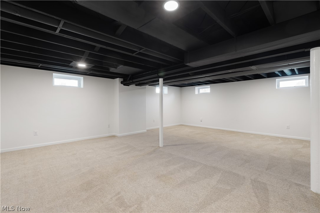 35799 Lorain Road North Ridgeville, OH 44039 - Photo 39 of 50 Basement with carpet and plenty of natural light