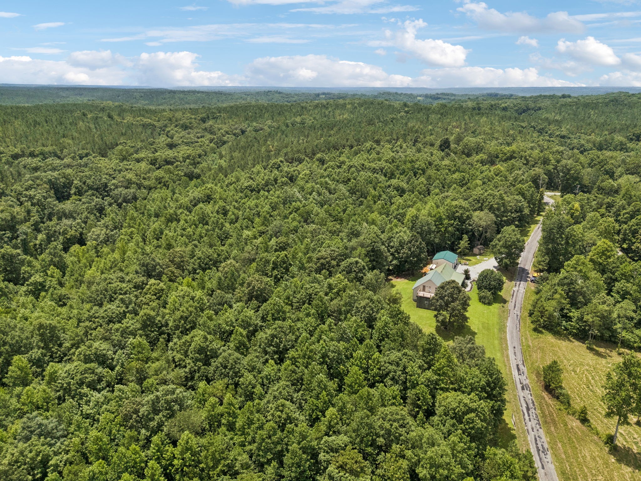176 Robert Hensley Road Hohenwald, TN 38462 - Photo 46 of 53 a view of a yard with a house