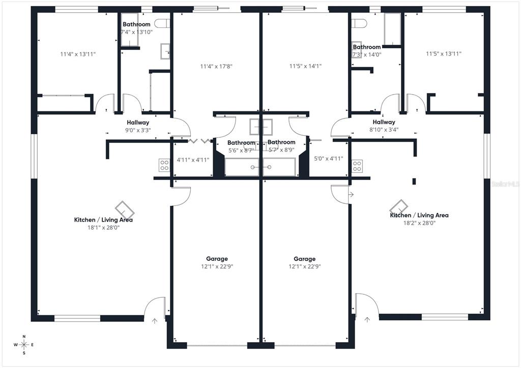 4116 Jason Road Spring Hill, FL 34608 - Photo 31 of 66 a picture of floor plan