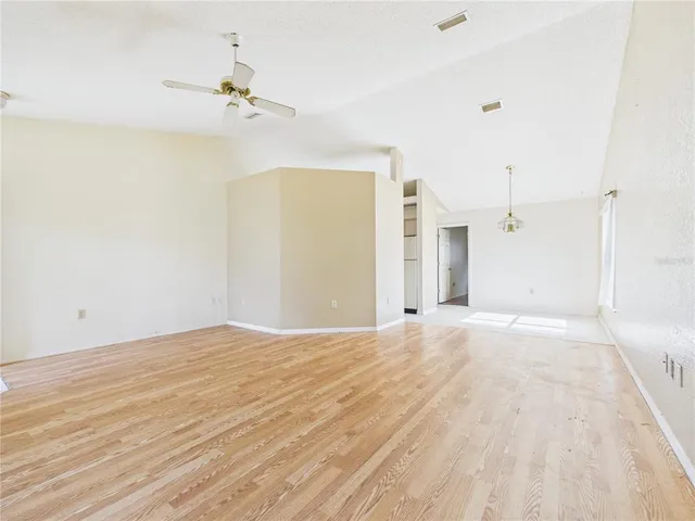 a view of a lake in front of house