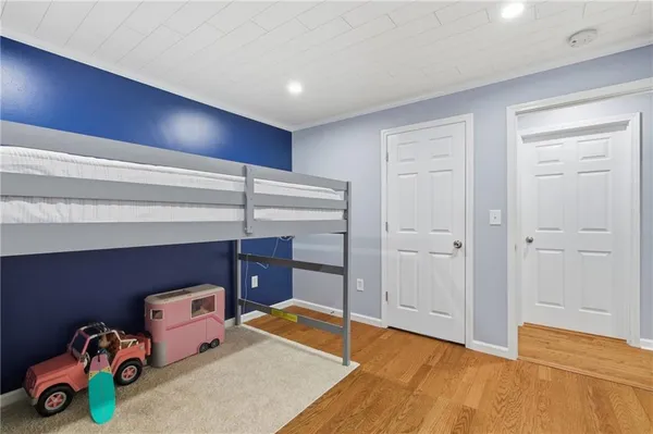 a room with storage and utility