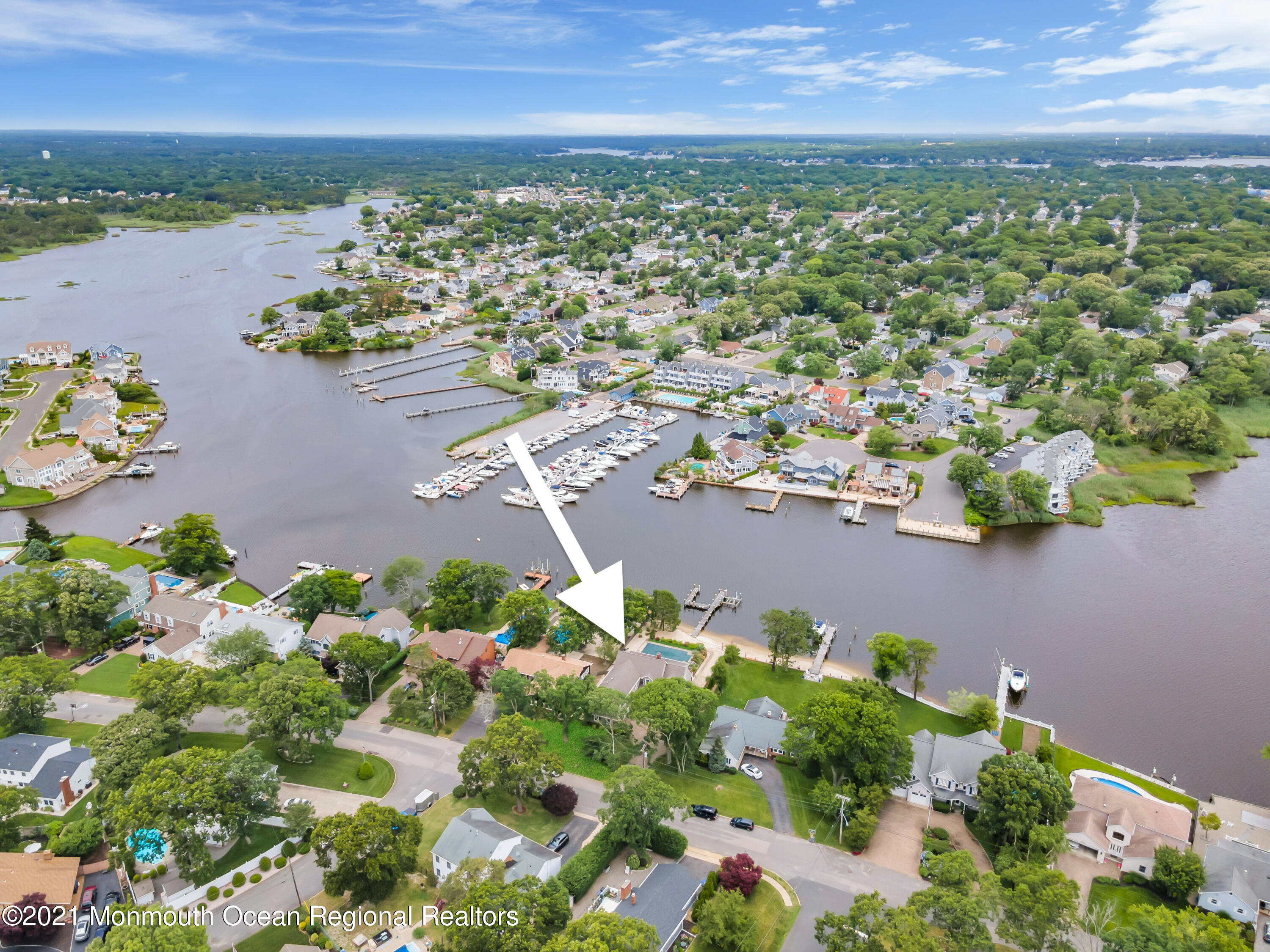 586 Harbor Road Brick, NJ 08724 - Photo 27 of 34 586 Harbor arial view