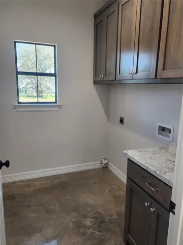 a view of wooden door