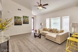 13090 Beccles Street El Paso, TX 79928 - Photo 22 of 23 a living room with furniture and a potted plant