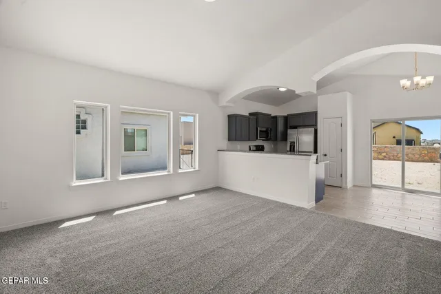 a view of a living room