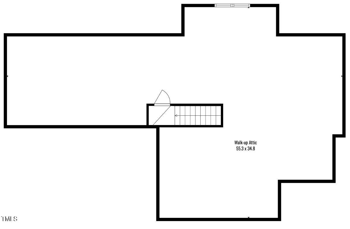 1512 Piazzo Court Apex, NC 27502 - Photo 59 of 59 Third Floor Plan Attic