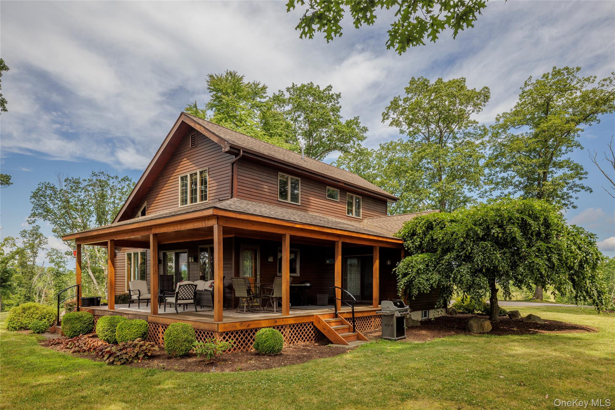 48 County Rte 14 Hudson, NY 12534 - Photo 24 of 48 Rear view of property featuring a shingled roof and a yard