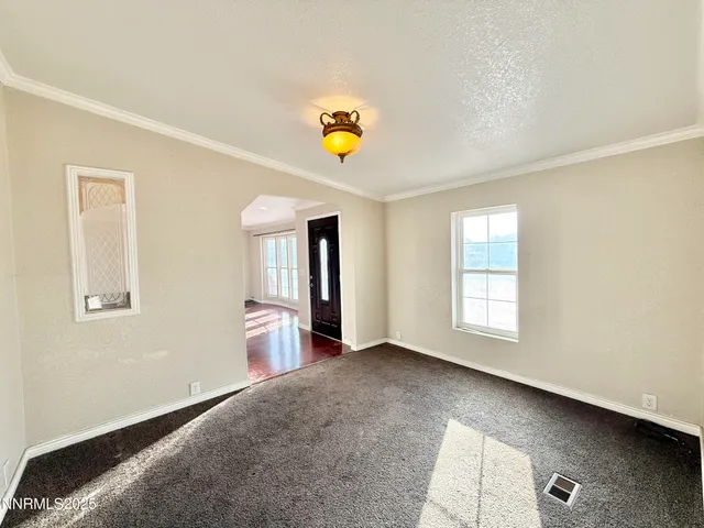 a view of a closet area