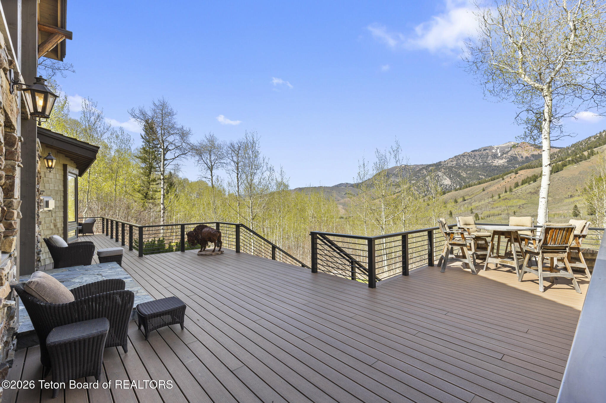 14925 South McCoy Road Jackson, WY 83001 - Photo 48 of 64 Main Level Deck