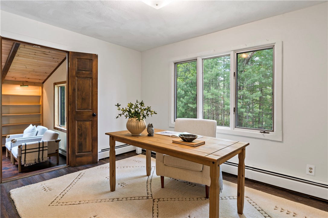310 Old Coach Road Charlestown, RI 02813 - Photo 19 of 45 Office leads to family room. Doors can close for privacy.