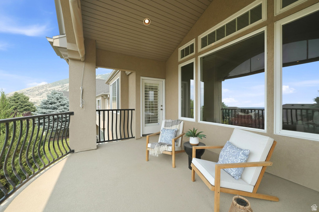 1568 Fairway Ridge Road Draper, UT 84020 - Photo 28 of 44 Valley views off living and dining area balcony