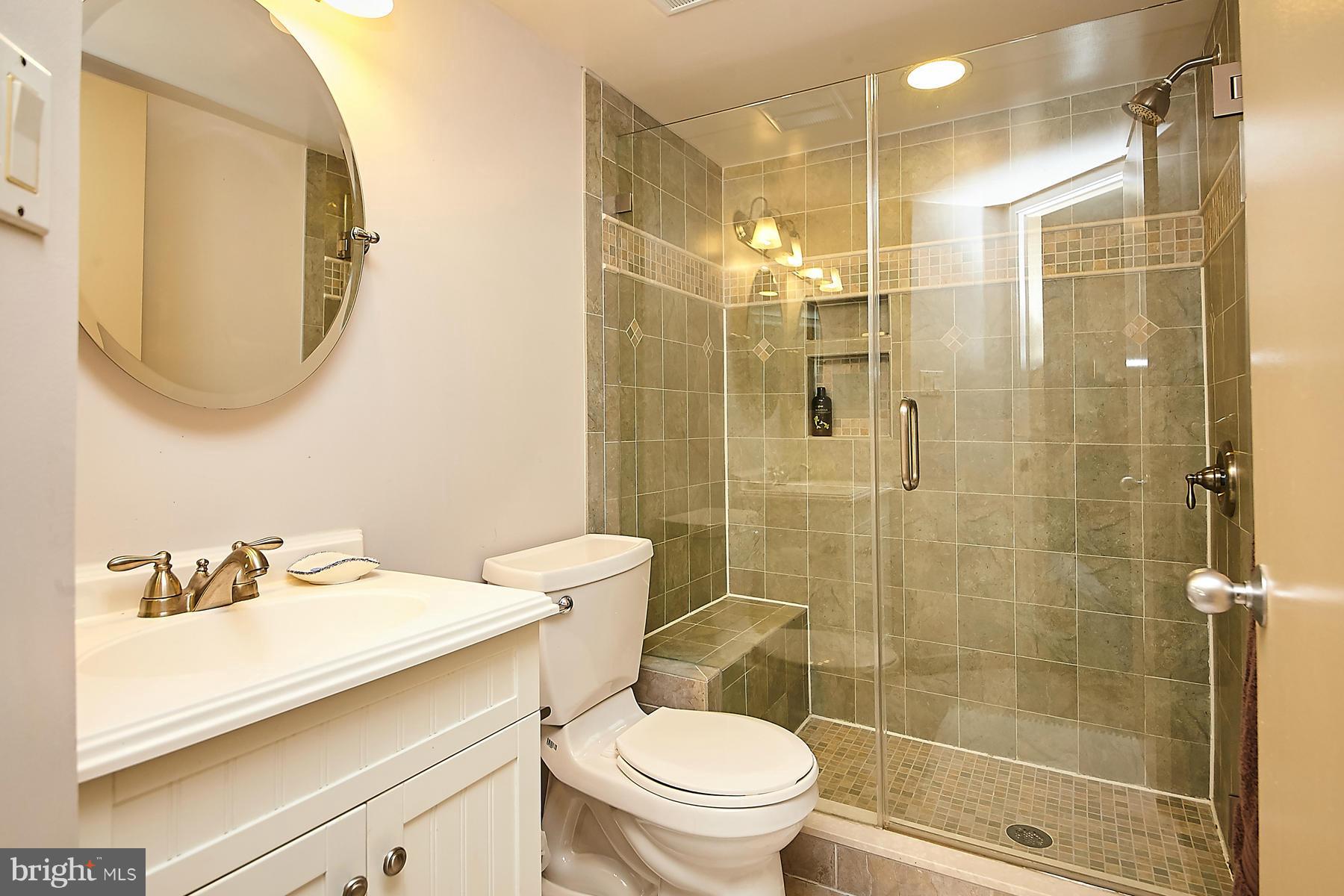 2265 Compass Point Lane Reston, VA 20191 - Photo 22 of 30 a bathroom with a sink a toilet and shower