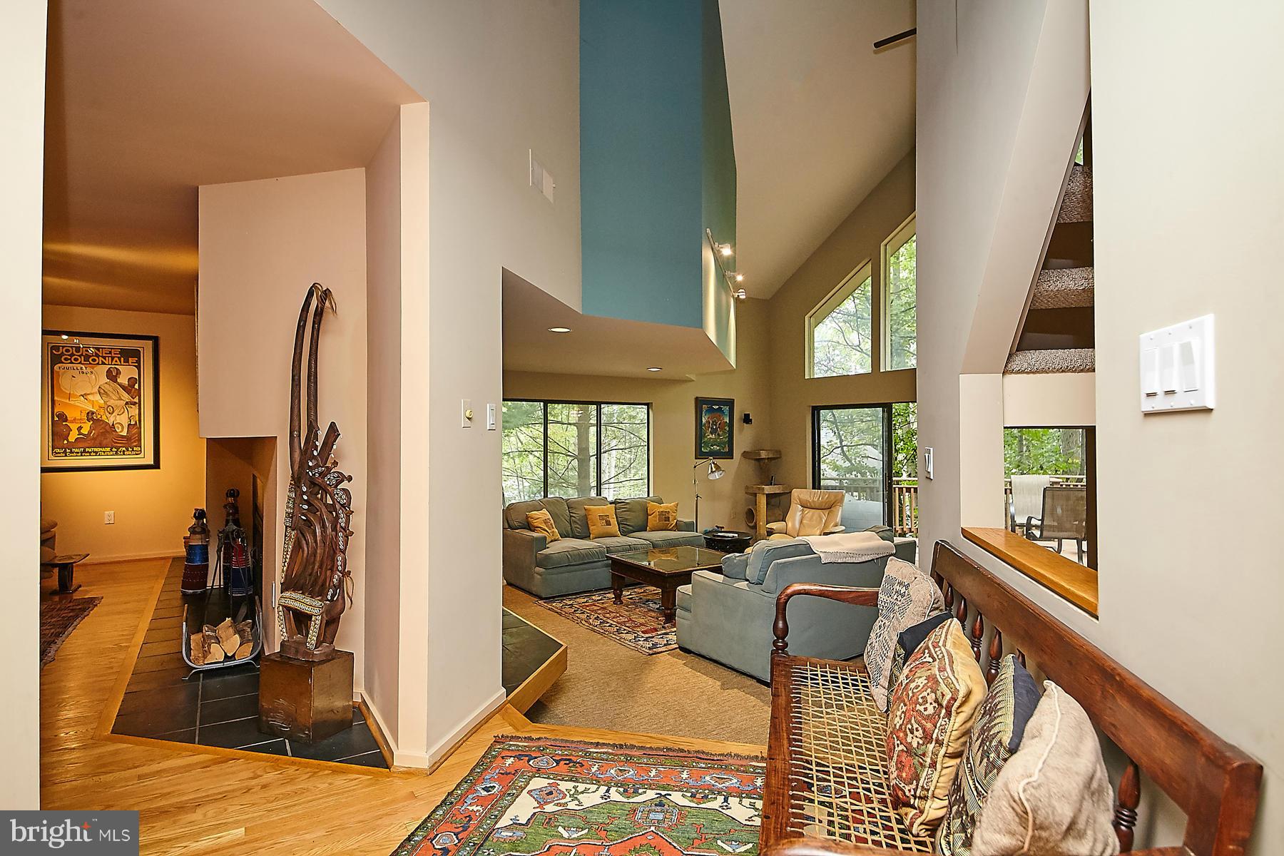 2265 Compass Point Lane Reston, VA 20191 - Photo 5 of 30 a living room with furniture fireplace and a large window