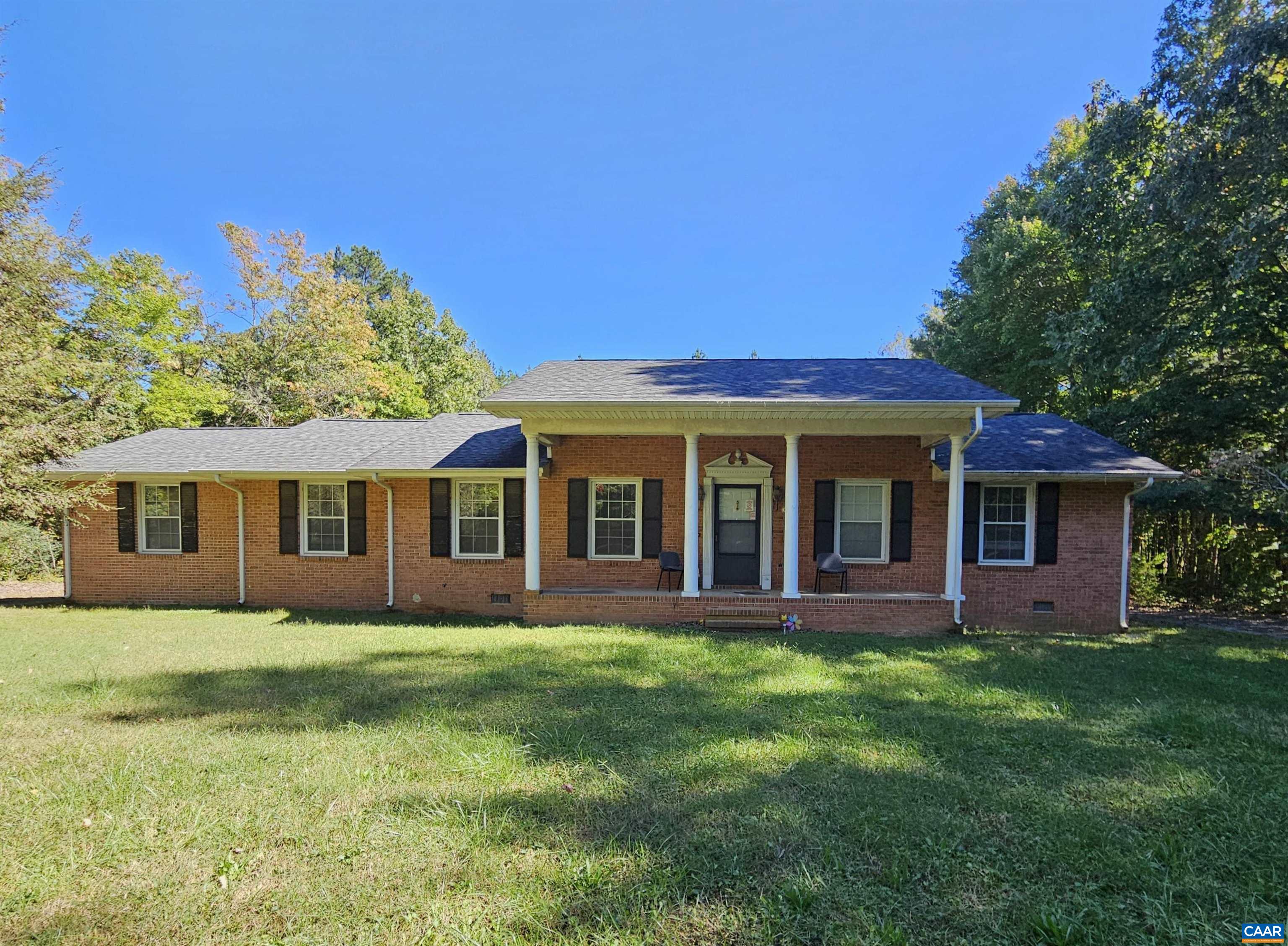 226 Fanny White Road Buckingham, VA 23921 - Photo 29 of 29 a front view of house with yard and green space