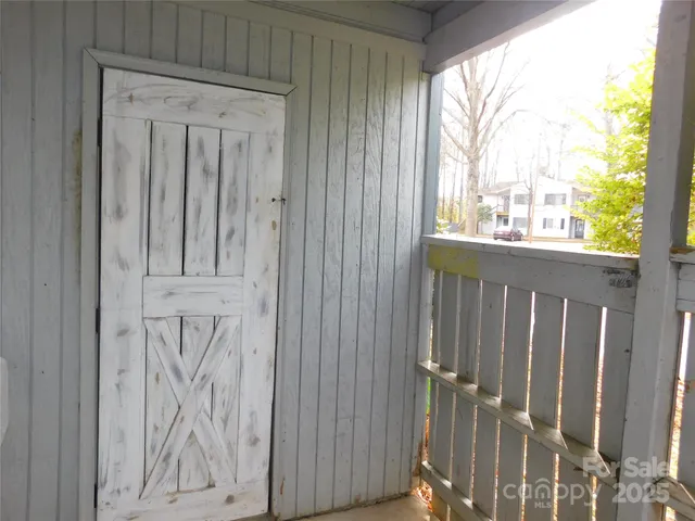 a view of front door