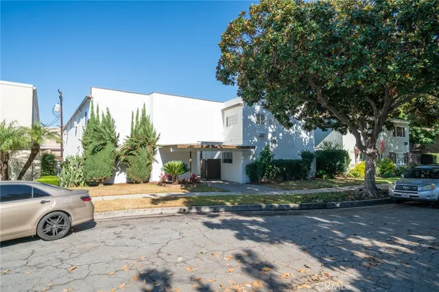 a car parked on the side of the road