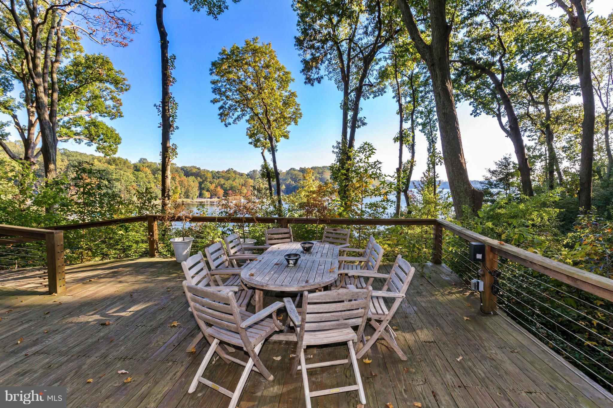 970 Old County Road Severna Park, MD 21146 - Photo 24 of 30 Happy Hour Deck on Boardwalk to Private Pier