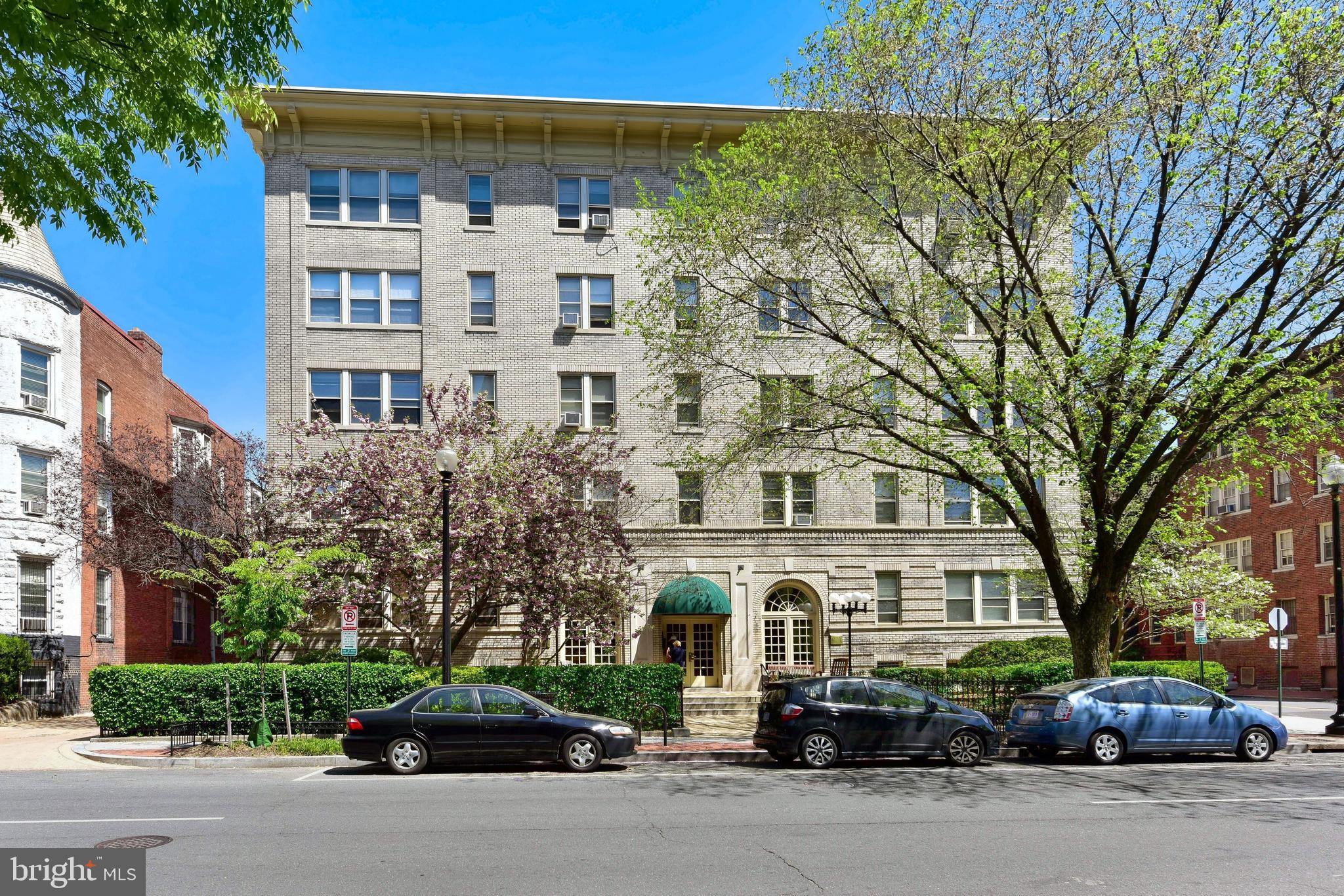 1725 17th Street Northwest, Unit 214 Washington, DC 20009 - Photo 1 of 32 a front view of a building with street