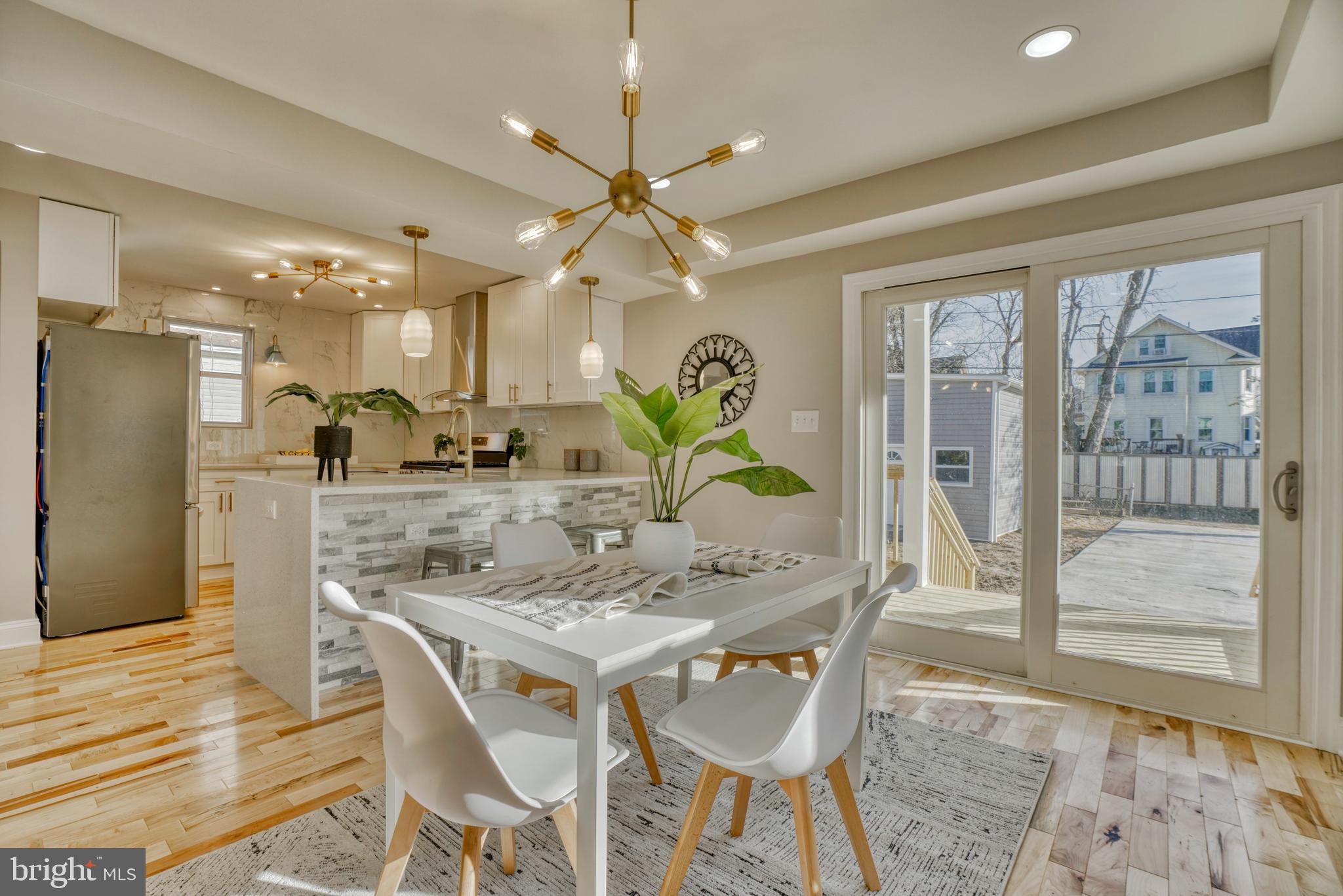 5309 Catalpha Road Baltimore, MD 21214 - Photo 9 of 45 Dining Room With Sliders