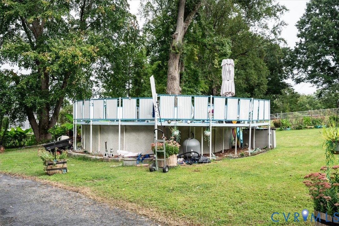 5510 Alberta Road Chesterfield, VA 23832 - Photo 27 of 29 Expansive backyard featuring a lush lawn and an ab