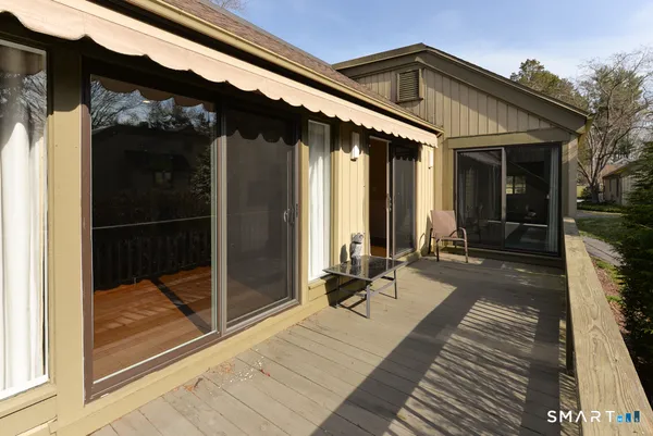 a view of a house with sitting area