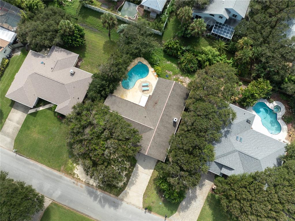 4790 Michael Lane Ponce Inlet, FL 32127 - Photo 26 of 28 an aerial view of a house with outdoor space