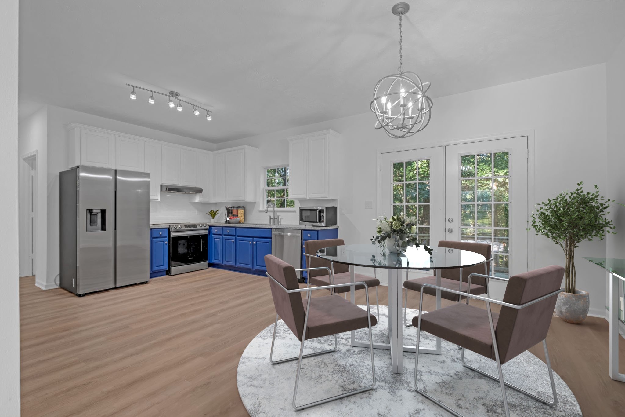 5550 Hargrove Ridge Road Franklin, TN 37064 - Photo 13 of 58 Staged Kitchen and Dining Area
