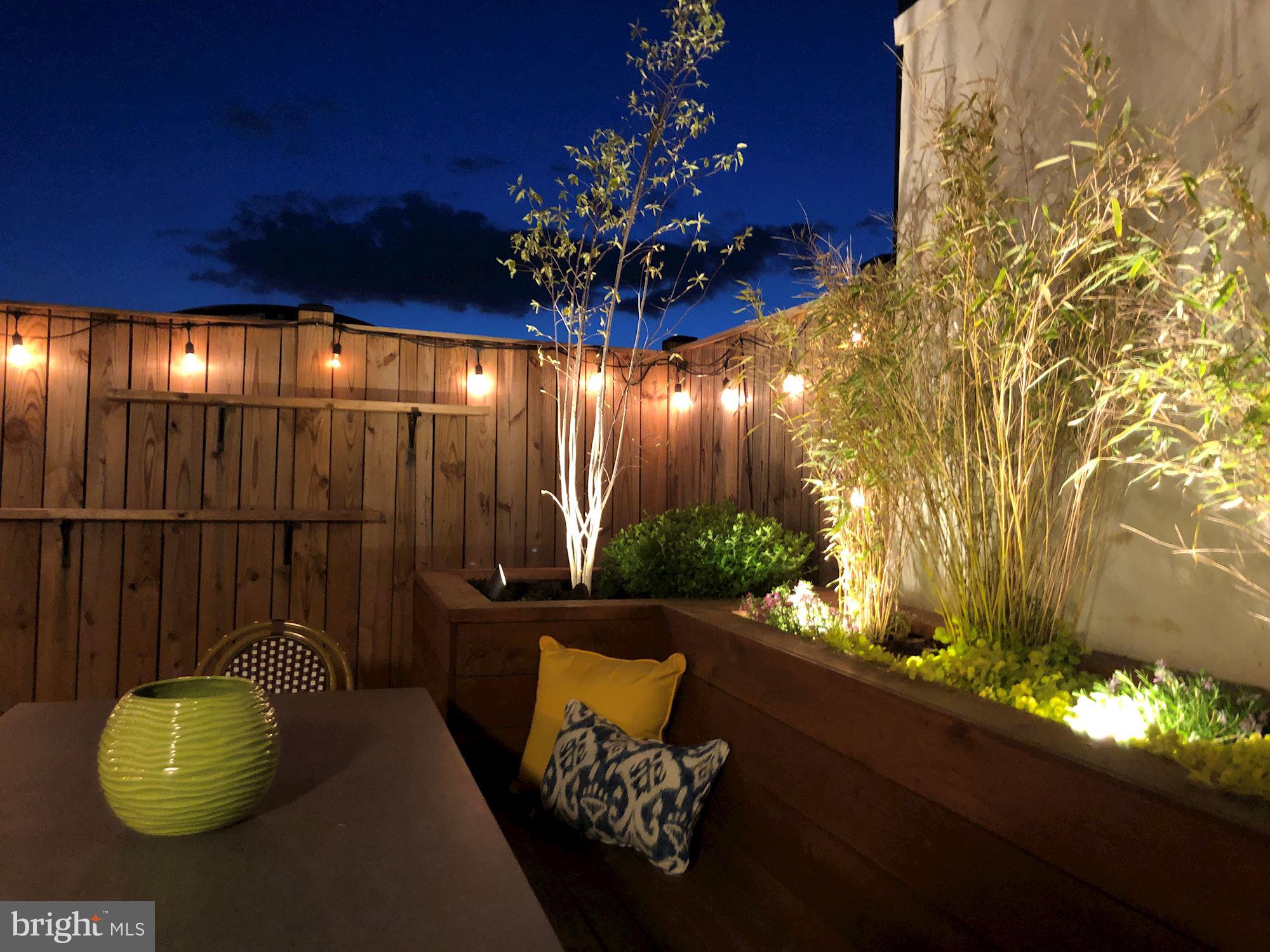 2724 12th Street Northeast, Unit 13 Washington, DC 20018 - Photo 24 of 32 Patio at Night