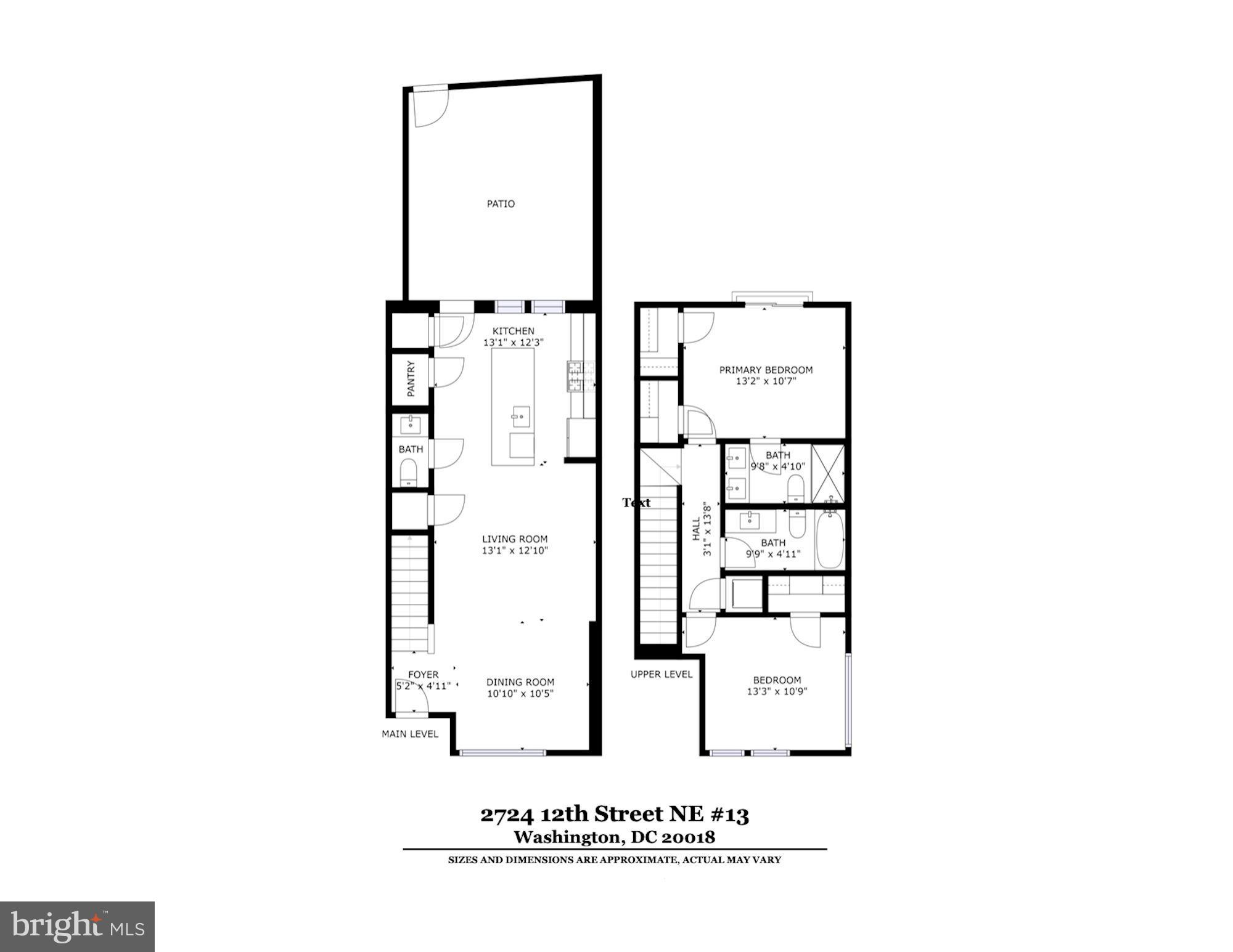 2724 12th Street Northeast, Unit 13 Washington, DC 20018 - Photo 32 of 32 Floor Plans