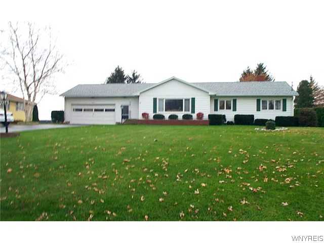 7724 Lewiston Road Batavia, NY 14020 - Photo 1 of 1 Exterior Front. WELL MAINTAINED 3 BEDRM. RANCH!