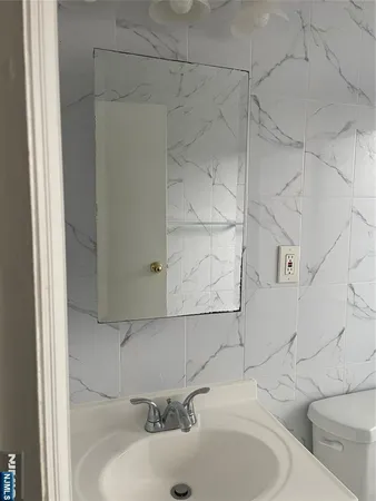 a bathroom with a sink and a toilet