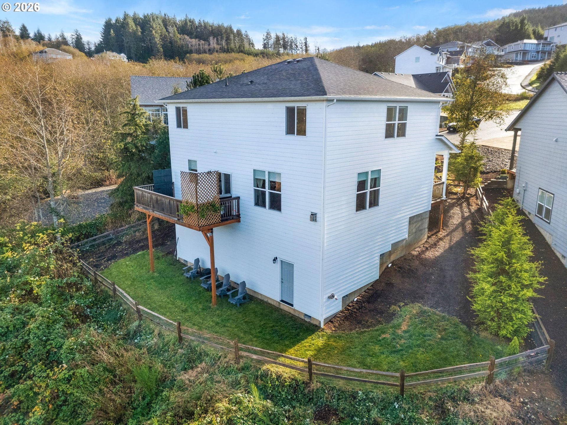 2188 Stanley Lake Court Seaside, OR 97138 - Photo 45 of 46 an aerial view of a house