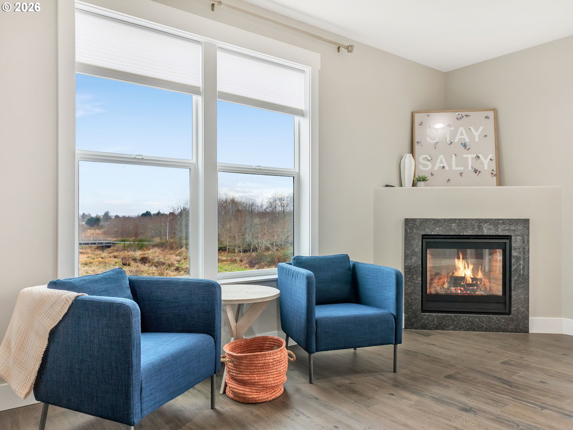 2188 Stanley Lake Court Seaside, OR 97138 - Photo 6 of 46 a living room with furniture and a fireplace