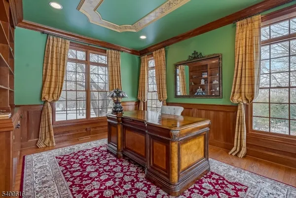 a room with furniture and a window