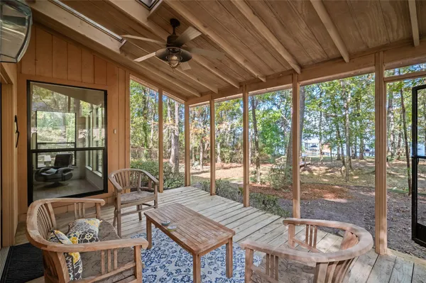 a room with furniture and windows