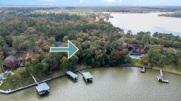 a view of a lake with a mountain