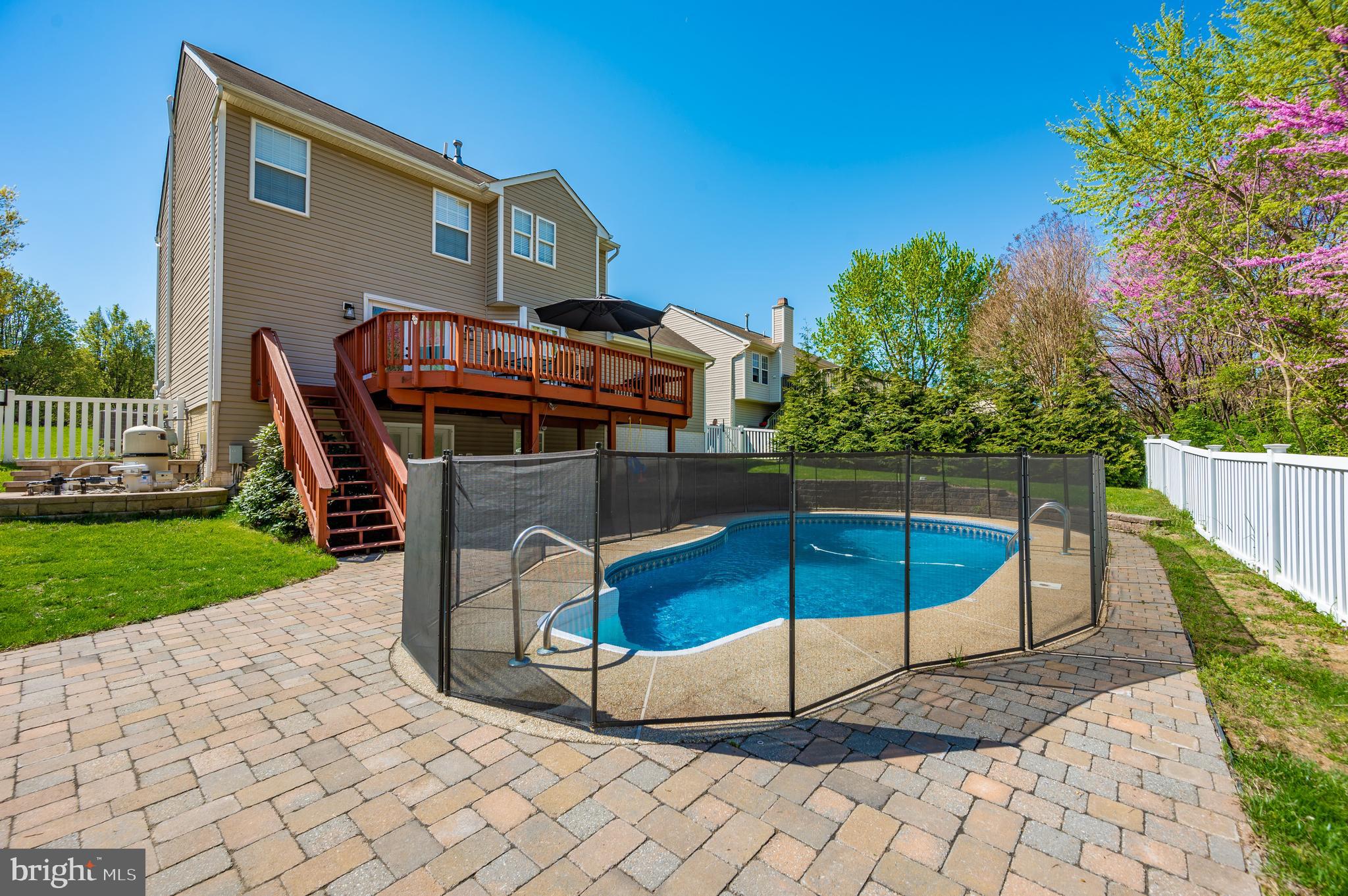 447 Delaware Road Frederick, MD 21701 - Photo 42 of 52 Pool and patio area