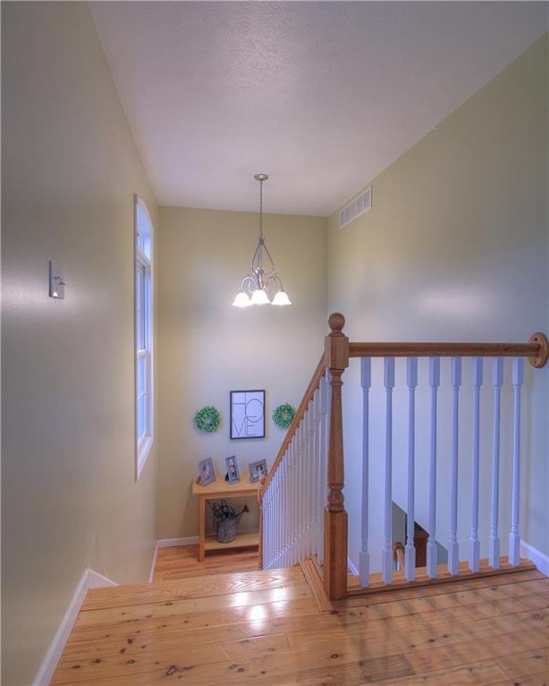 569 Leeper Road Georgetown, PA 15043 - Photo 12 of 25 Stairway to upstairs with beautiful hardwood throughout
