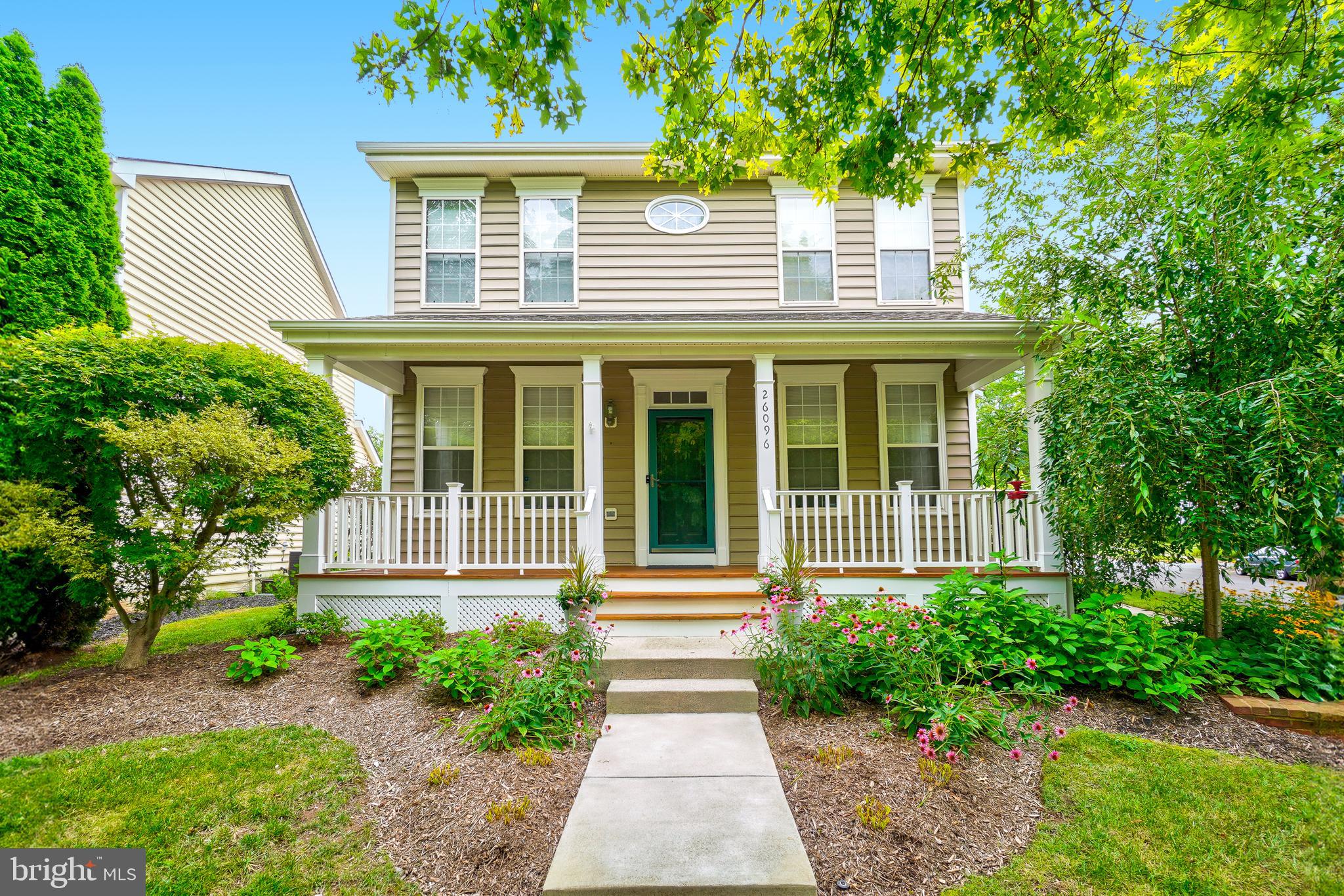 26096 Flintonbridge Drive Chantilly, VA 20152 - Photo 1 of 69 front view of a house with a yard