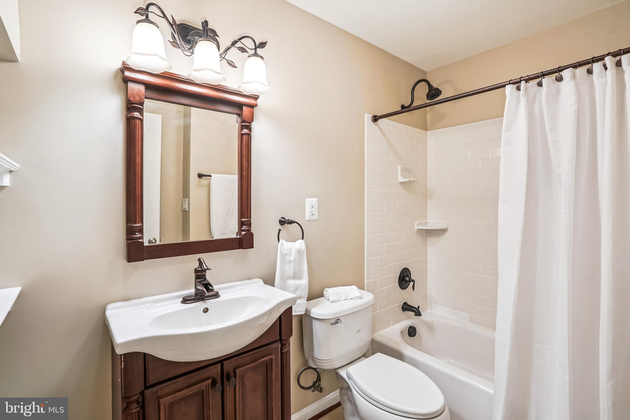 26096 Flintonbridge Drive Chantilly, VA 20152 - Photo 42 of 69 a bathroom with a sink a toilet and shower