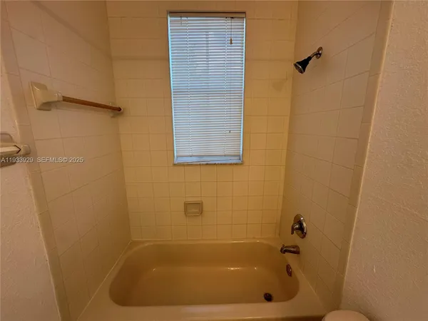 a bathroom with a tub