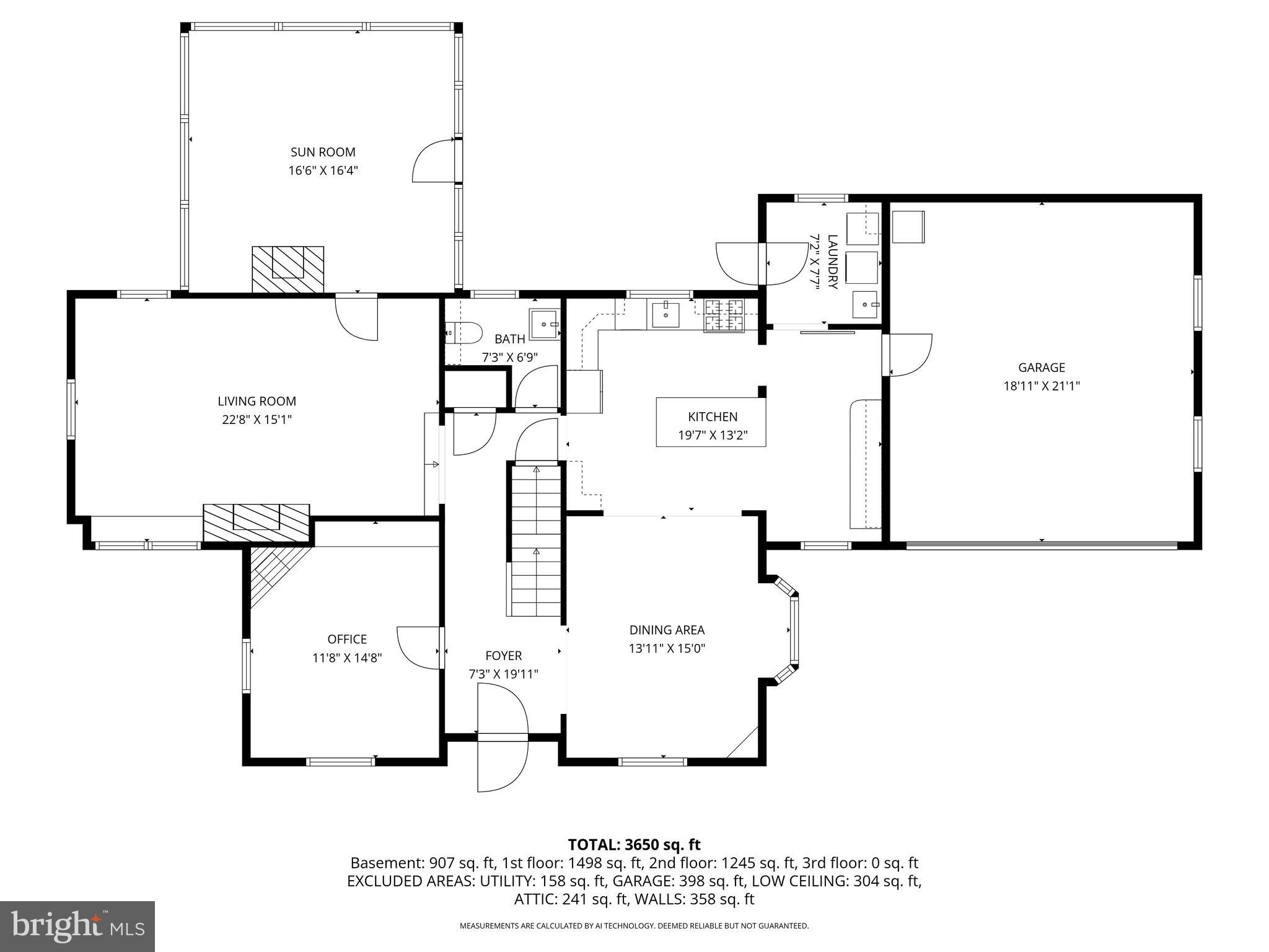 5514 Boxhill Lane Baltimore, MD 21210 - Photo 44 of 46 Entry level floor plan