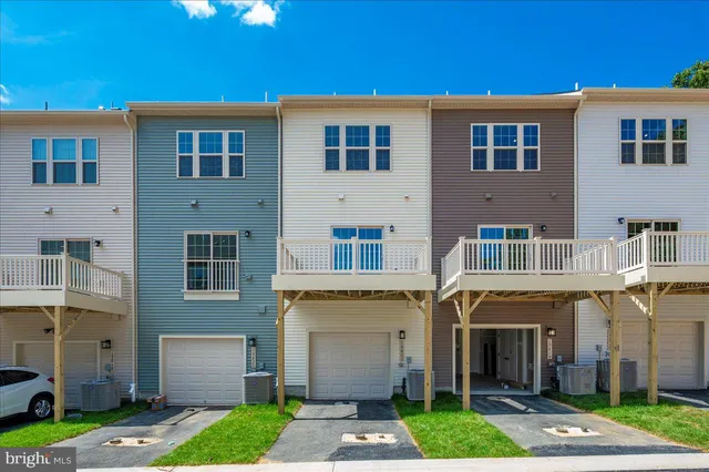 a front view of a building