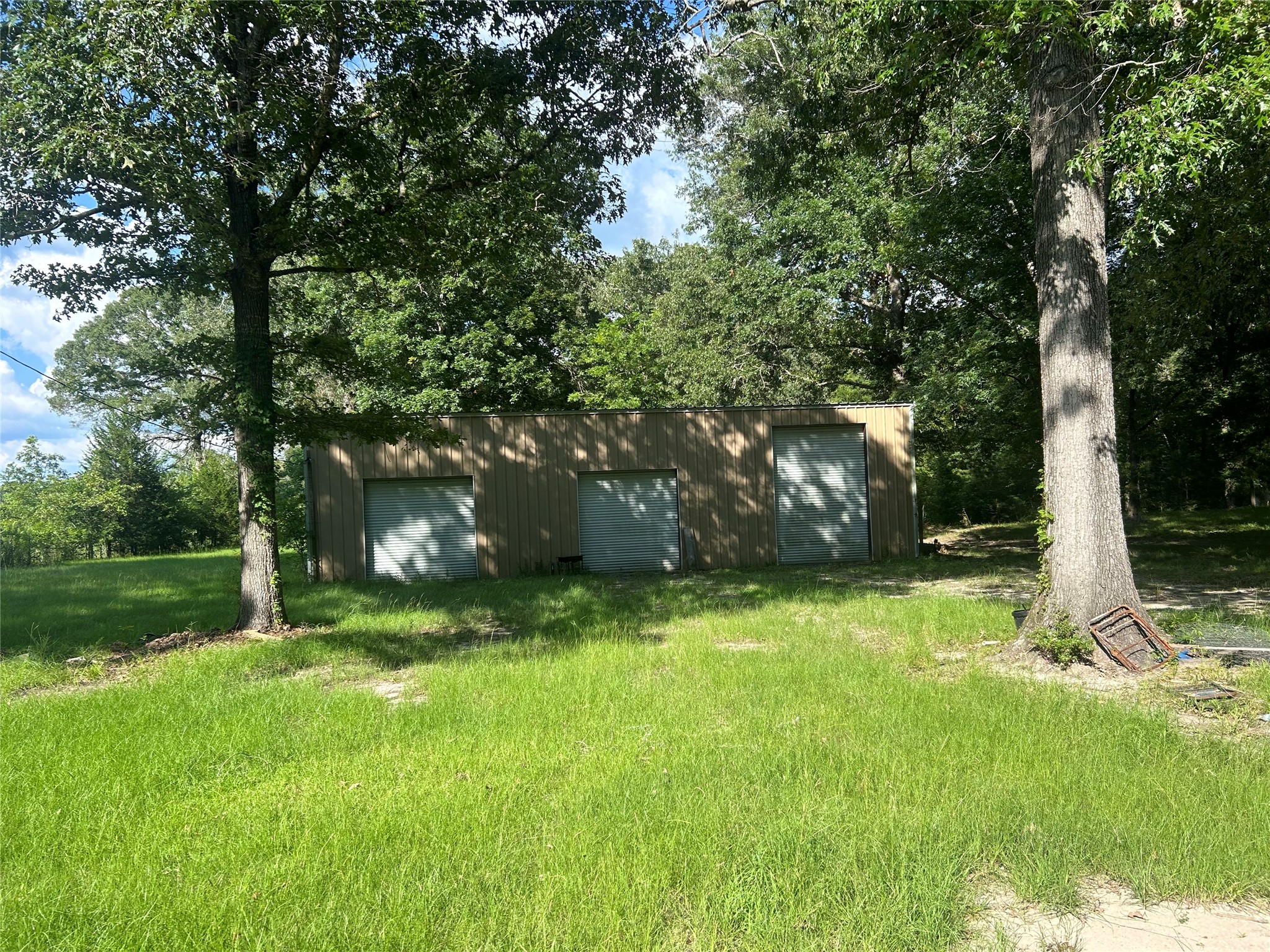164 Parker Road Corrigan, TX 75939 - Photo 20 of 34 a view of a backyard with large trees