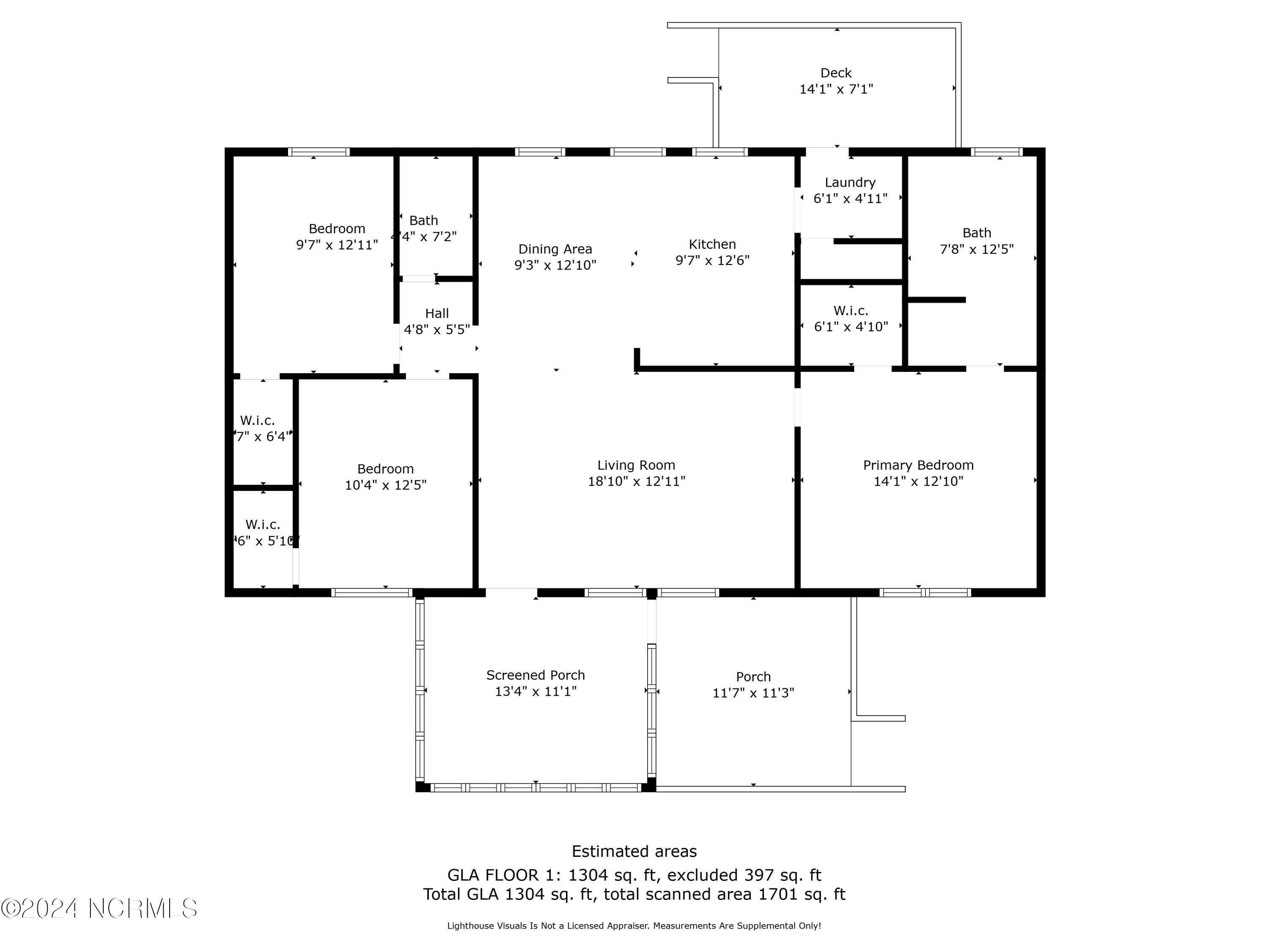 312 Dwight Street Holly Ridge, NC 28445 - Photo 45 of 45 1-Floorplan_1