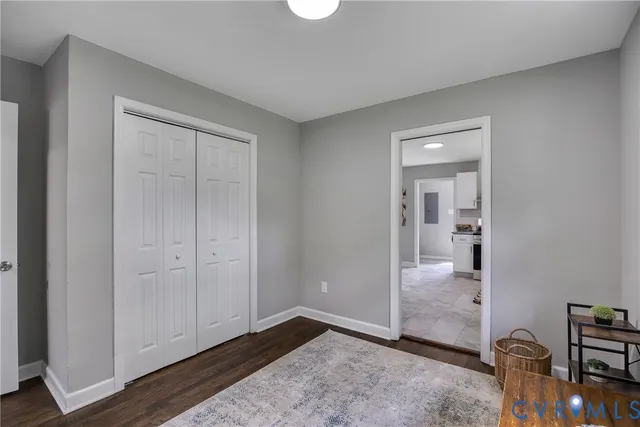 a view of empty room